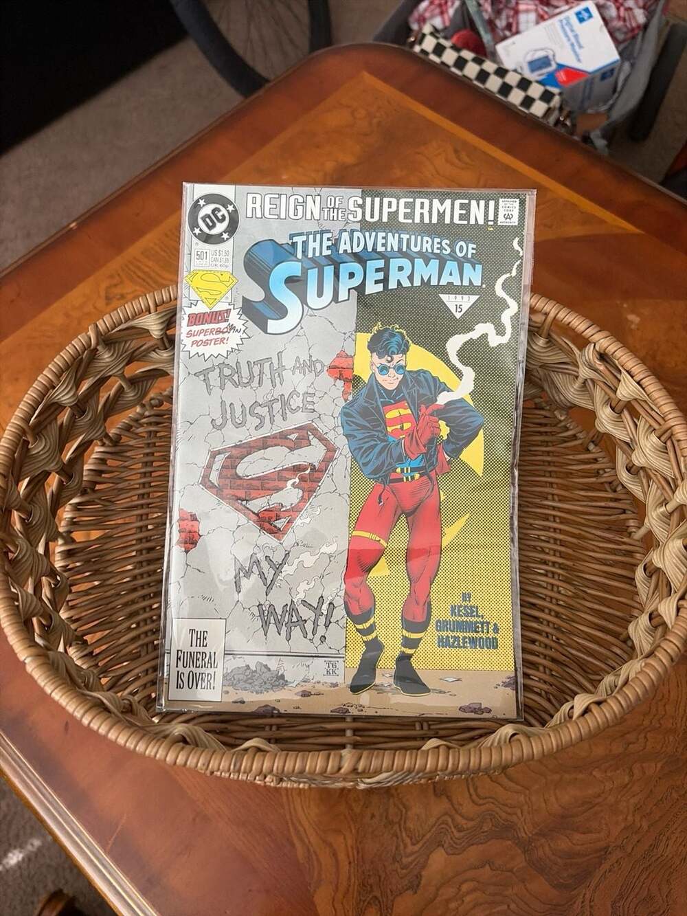 DC Comics The Adventures of Superman #501 (1993) 1st Appearance of Superboy